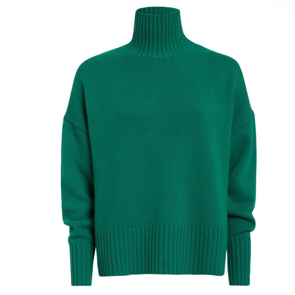 TWP Perfect Cashmere Turtleneck
BRIGHT GREEN, Size Small NWT